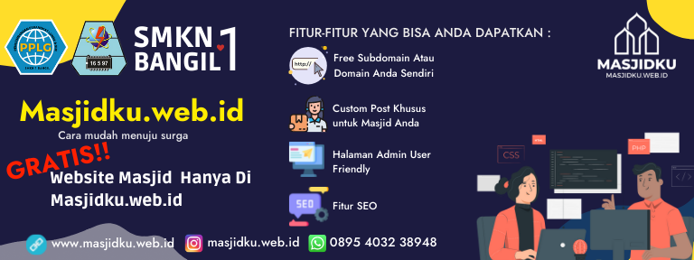 Website Masjid Gratis